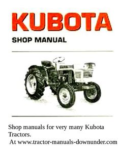 Kubota tractor mx5100 service manual